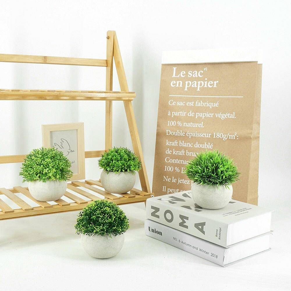 Small Artificial Potted Bonsai Plants - Carri's Cache