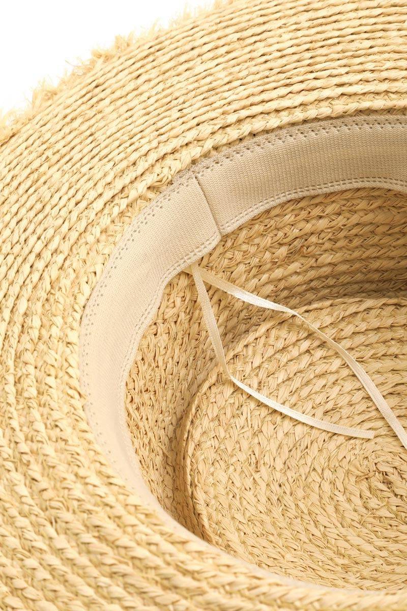 Fame Straw Braided Pork Pie Hat - Carri's Cache