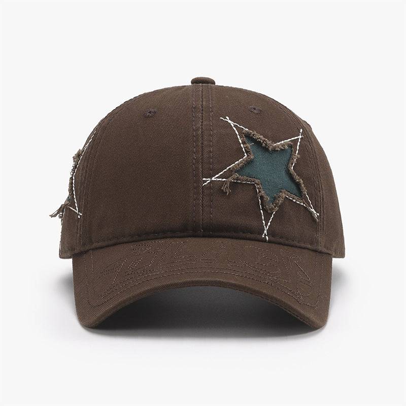 Adjustable Star Raw Hem Cap - Carri's Cache