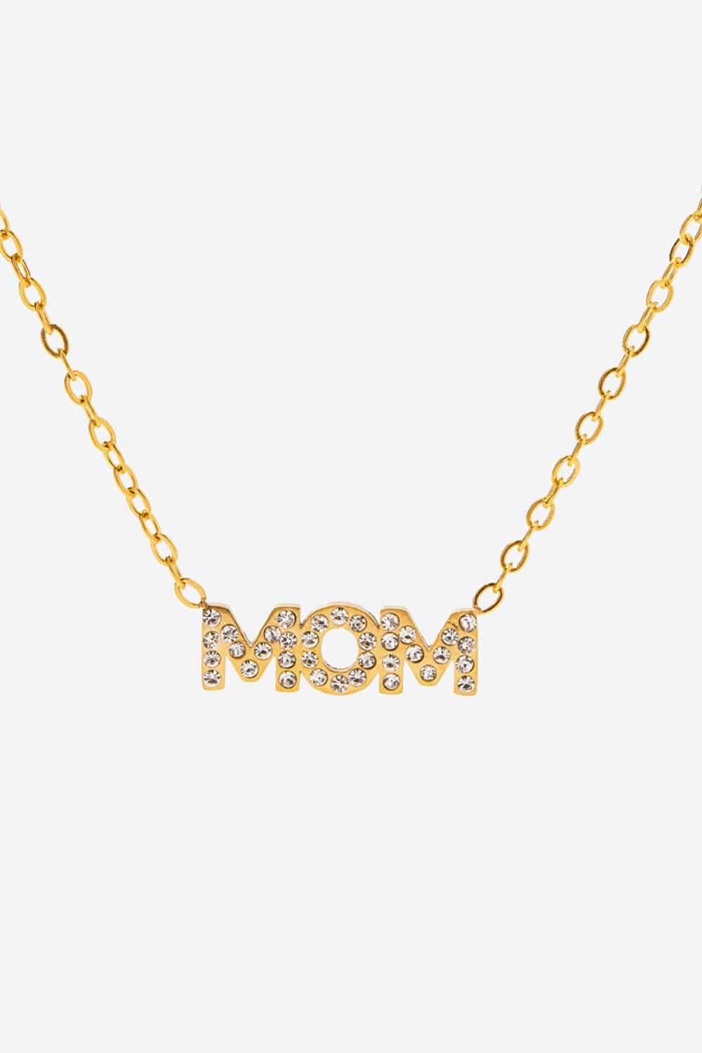 MOM Stainless Steel Necklace.