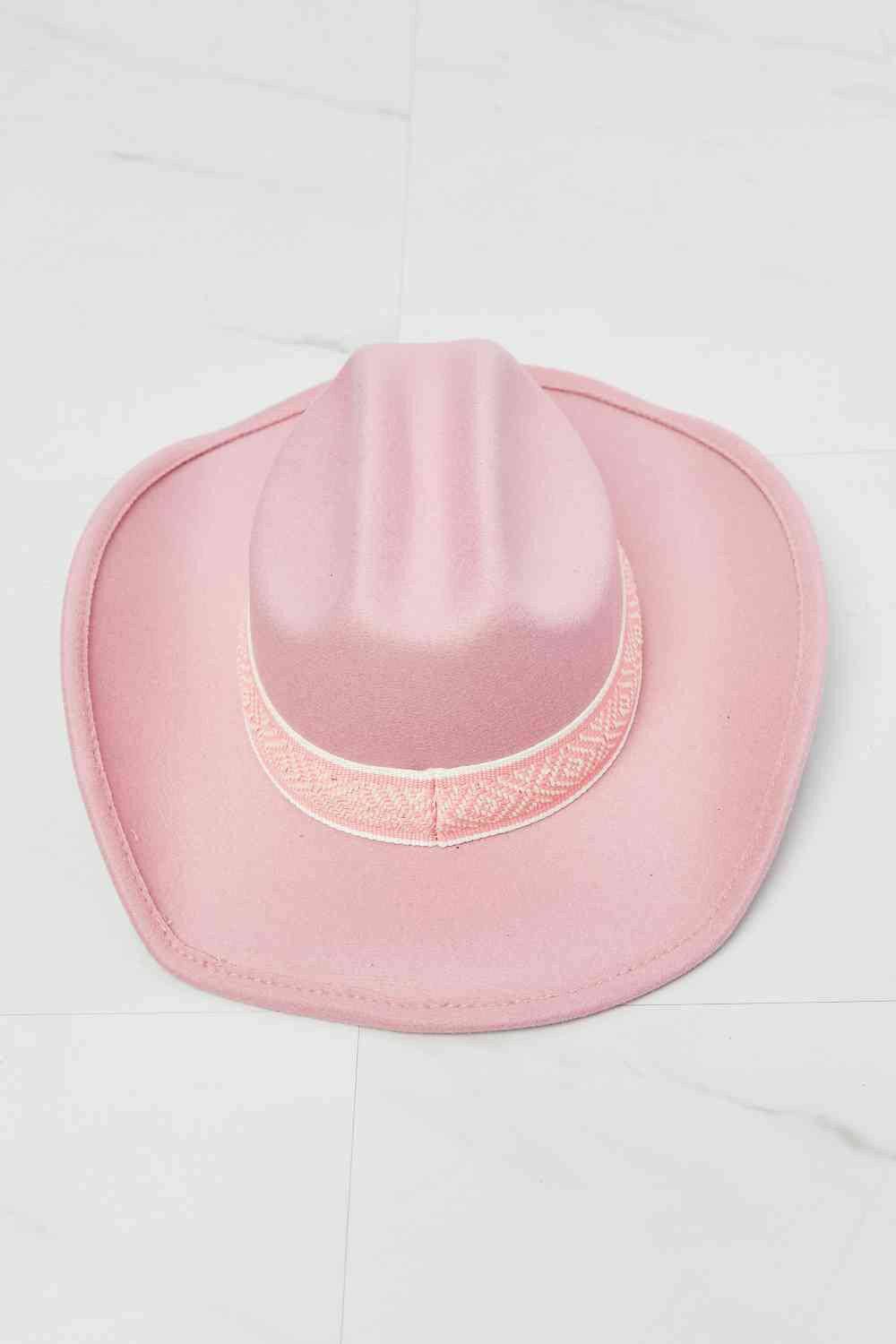 Fame Western Cutie Cowboy Hat in Pink - Carri's Cache