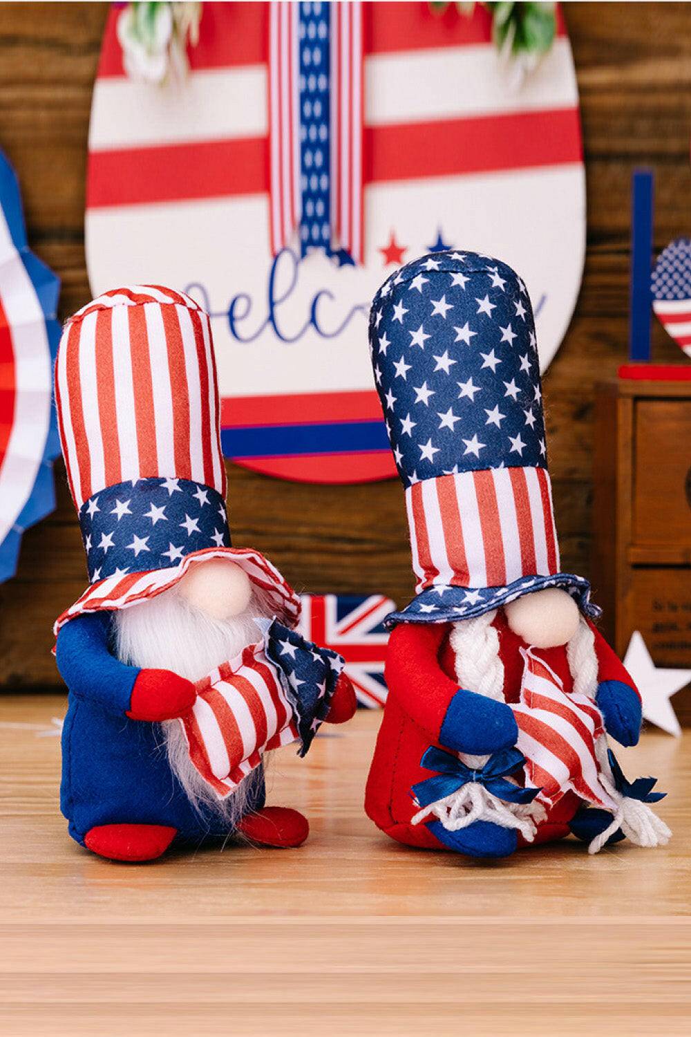 2-Piece Independence Day Decor Gnomes - Carri's Cache