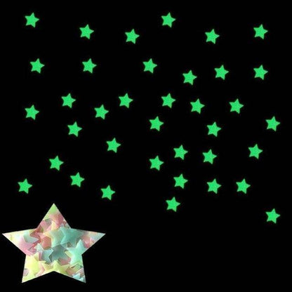 100PC Kids Bedroom Glow Stars - Carri's Cache