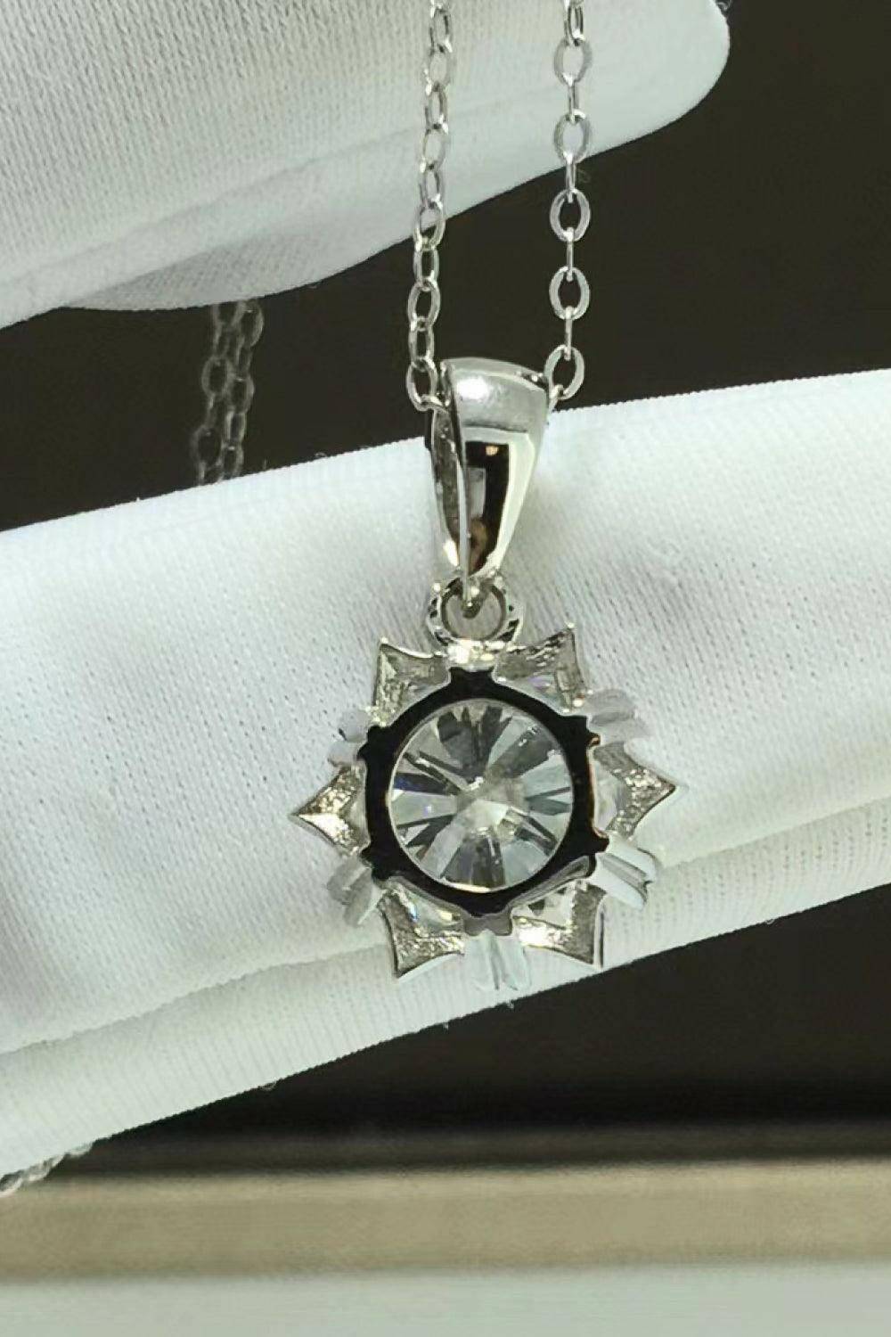 Looking At You 2 Carat Moissanite Pendant Necklace - Carri's Cache