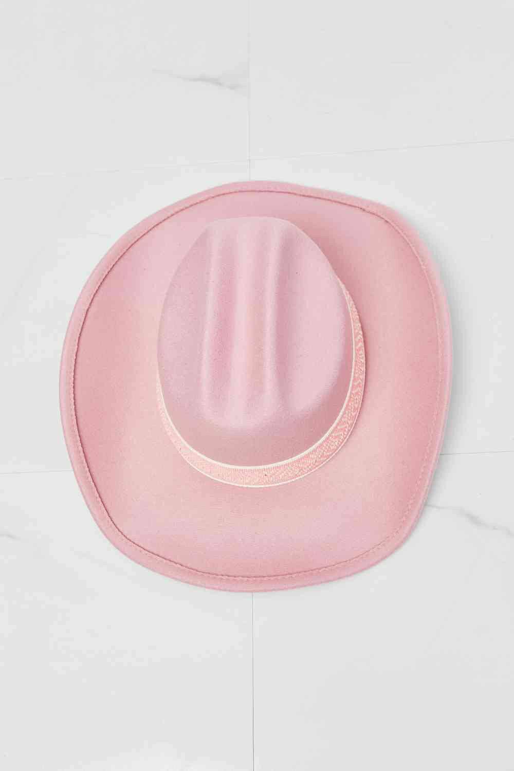 Fame Western Cutie Cowboy Hat in Pink - Carri's Cache