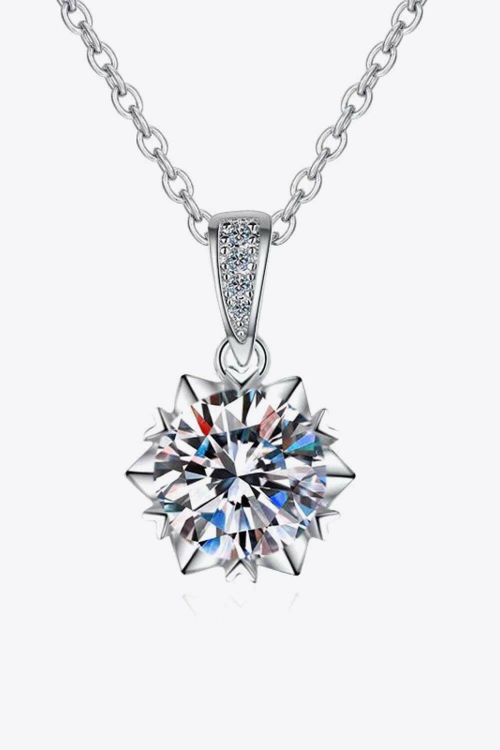 Looking At You 2 Carat Moissanite Pendant Necklace - Carri's Cache