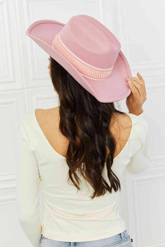 Fame Western Cutie Cowboy Hat in Pink - Carri's Cache