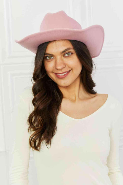 Fame Western Cutie Cowboy Hat in Pink - Carri's Cache