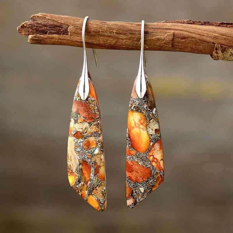 Gold-Plated Copper Dangle Earrings - Carri's Cache