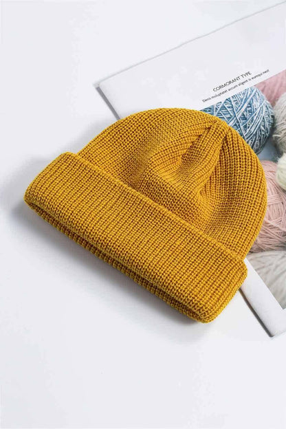 Cozy Rib-Knit Cuff Beanie - Carri's Cache