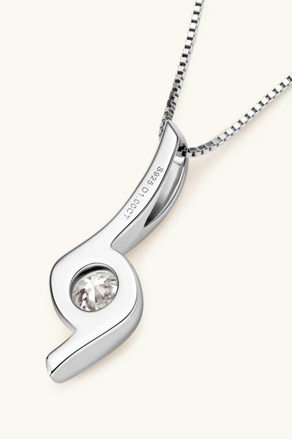 Moissanite 925 Sterling Silver Necklace - Carri's Cache