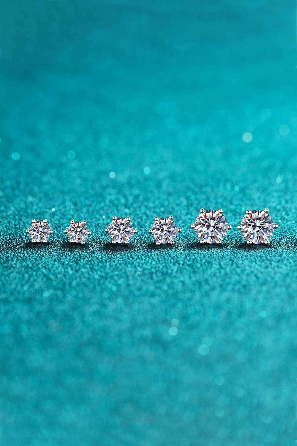 Endless Cheer Moissanite Stud Earrings - Carri's Cache