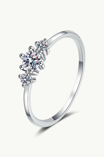 Dream Date Night Moissanite 925 Sterling Silver Ring - Carri's Cache