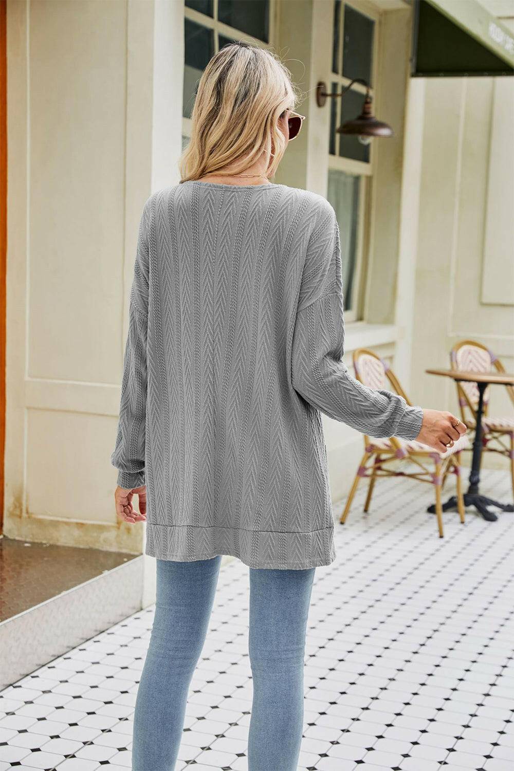 Long Sleeve Pocketed Cardigan - Carri's Cache