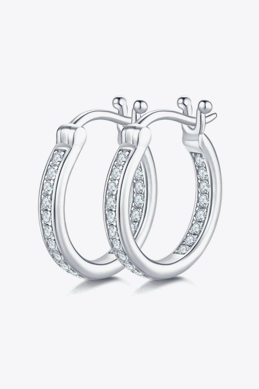 Moissanite 925 Sterling Silver Earrings - Carri's Cache