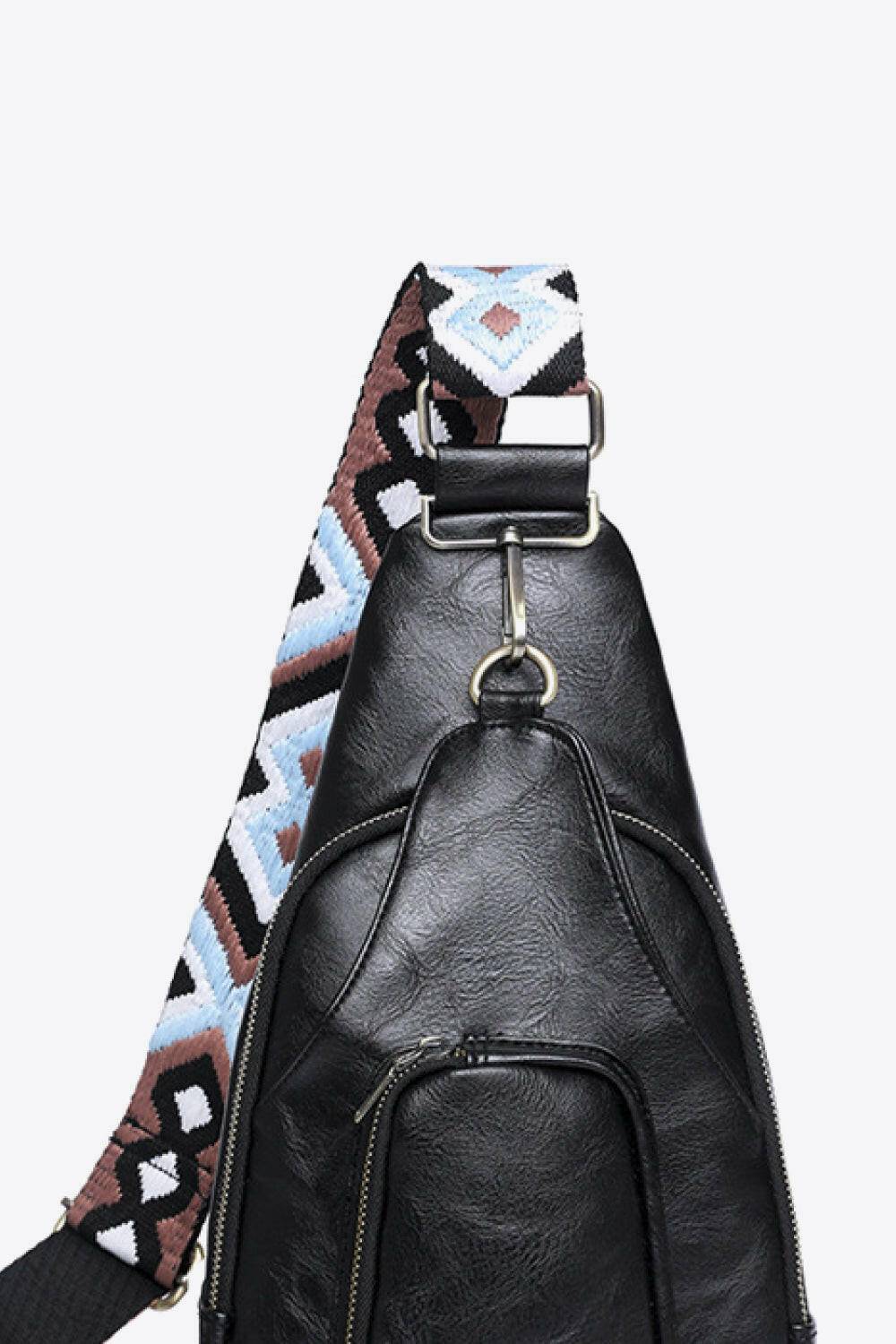 Take A Trip PU Leather Sling Bag - Carri's Cache