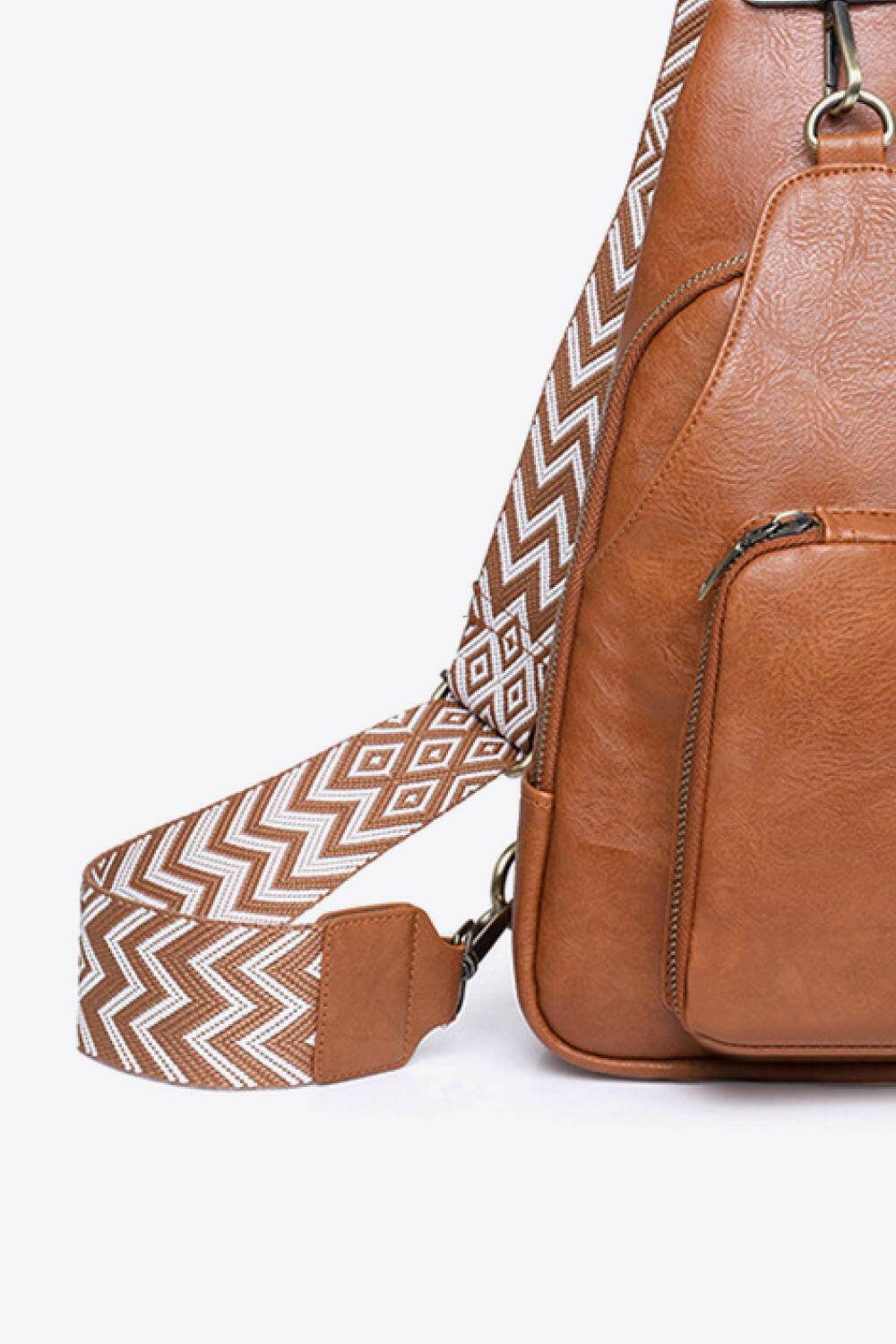 Take A Trip PU Leather Sling Bag - Carri's Cache