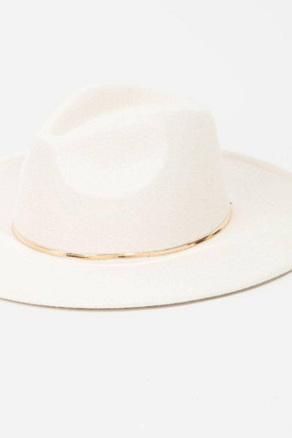 Fame Slice of Chic Herringbone Chain Fedora.