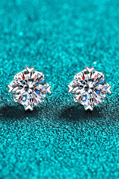 Good Day In My Mind Moissanite Stud Earrings - Carri's Cache