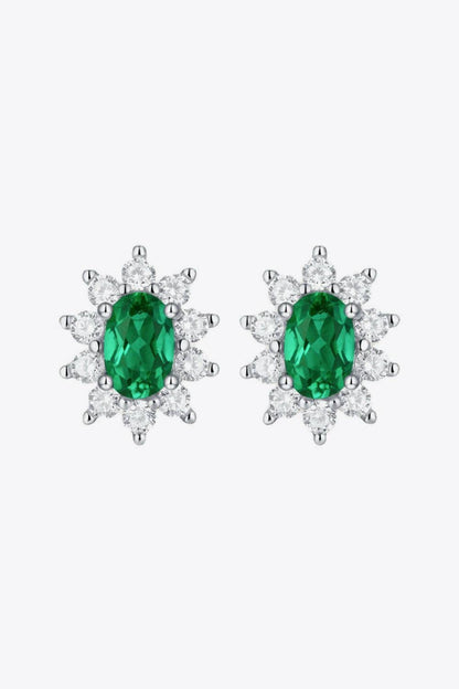 Emerald Stud Earrings - Carri's Cache