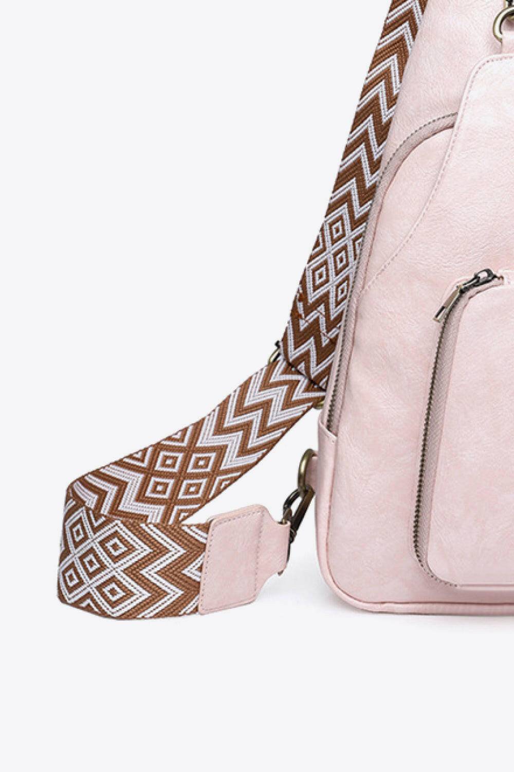 Take A Trip PU Leather Sling Bag - Carri's Cache