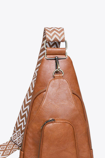 Take A Trip PU Leather Sling Bag - Carri's Cache