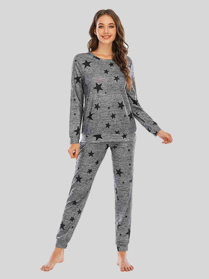 Star Top and Pants Lounge Set - Carri's Cache