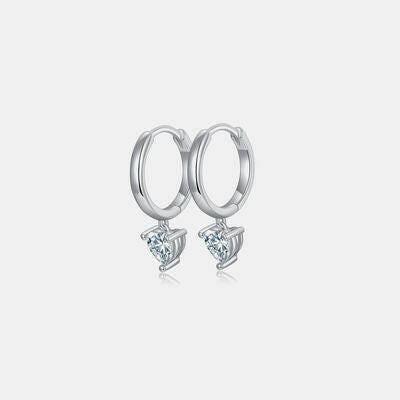 Sterling Silver Heart Earrings - Carri's Cache