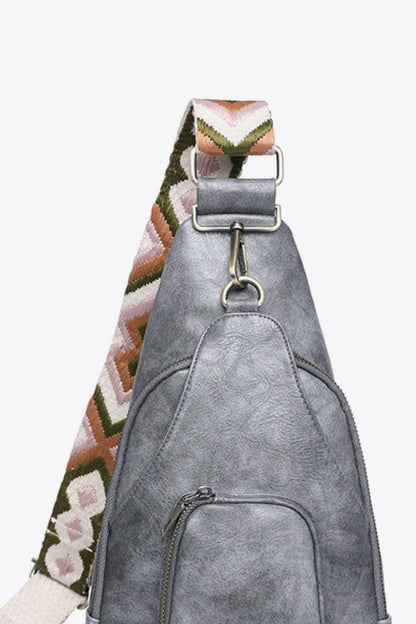 Take A Trip PU Leather Sling Bag - Carri's Cache