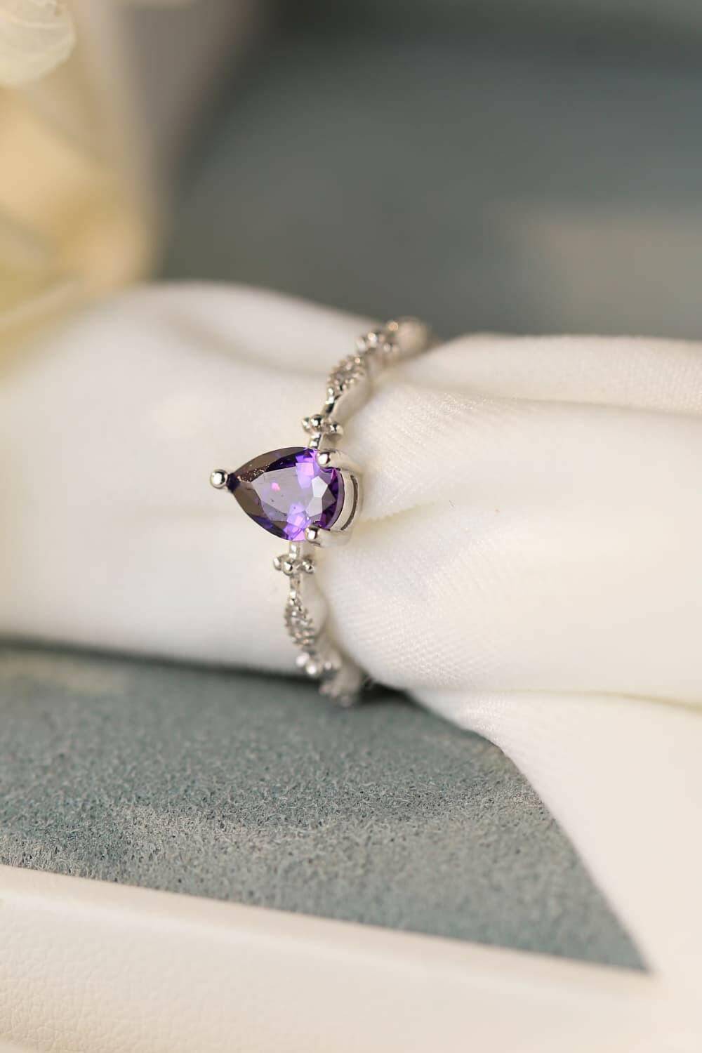 Amethyst 925 Sterling Silver Ring - Carri's Cache