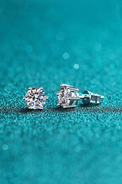 Endless Cheer Moissanite Stud Earrings - Carri's Cache