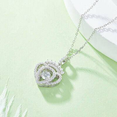 Moissanite 925 Sterling Silver Necklace - Carri's Cache