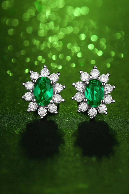 Emerald Stud Earrings - Carri's Cache