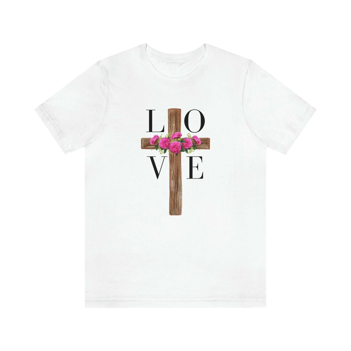 LOVE Cross Unisex Short Sleeve Tee.