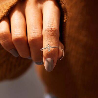 925 Sterling Silver Cross Ring - Carri's Cache