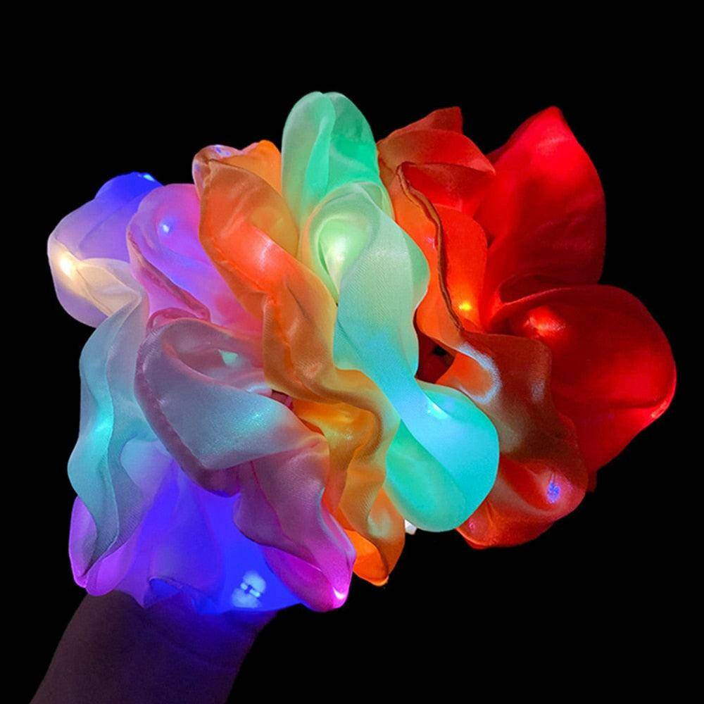 2 PCS LED Luminous Hair Scrunchies - Carri's Cache