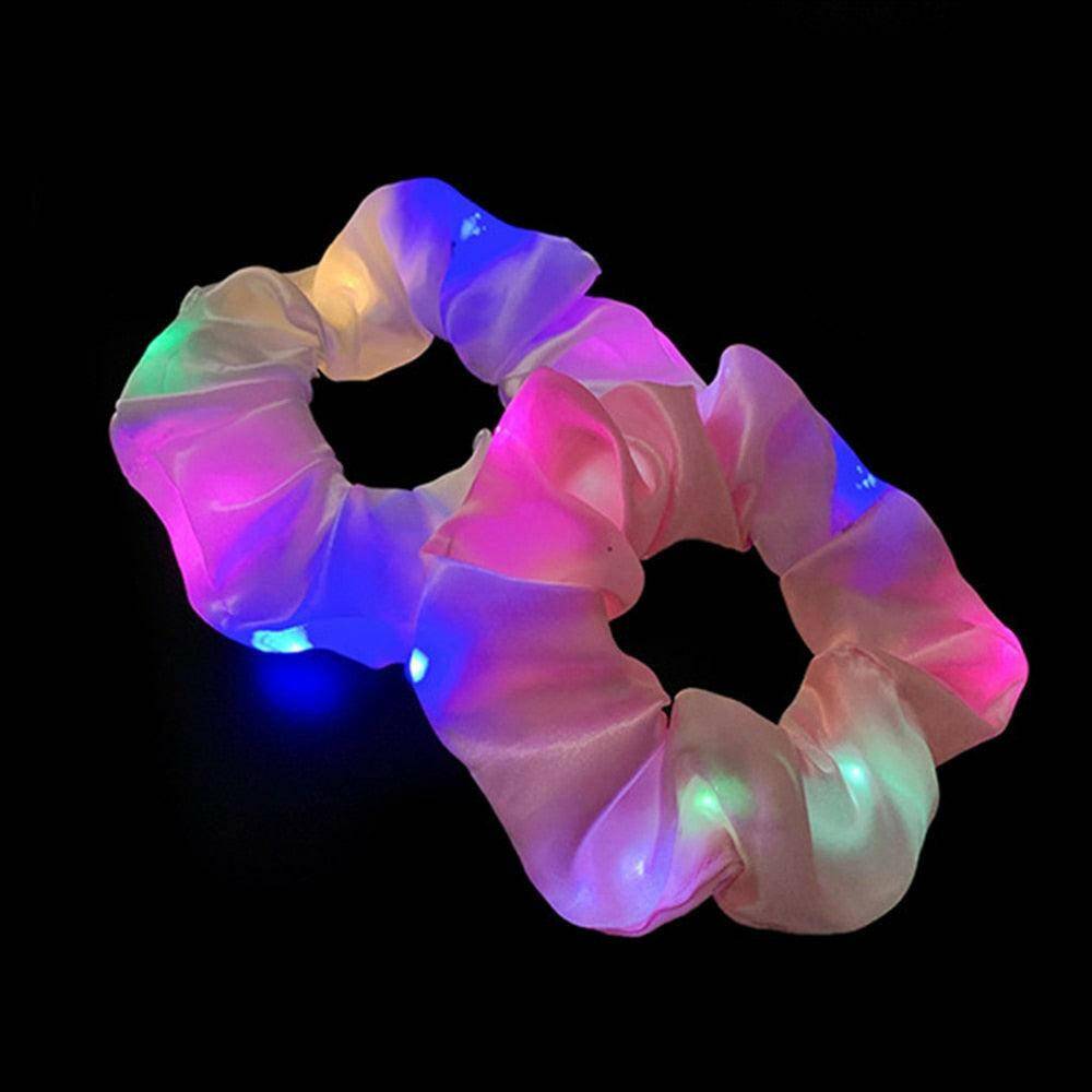 2 PCS LED Luminous Hair Scrunchies - Carri's Cache