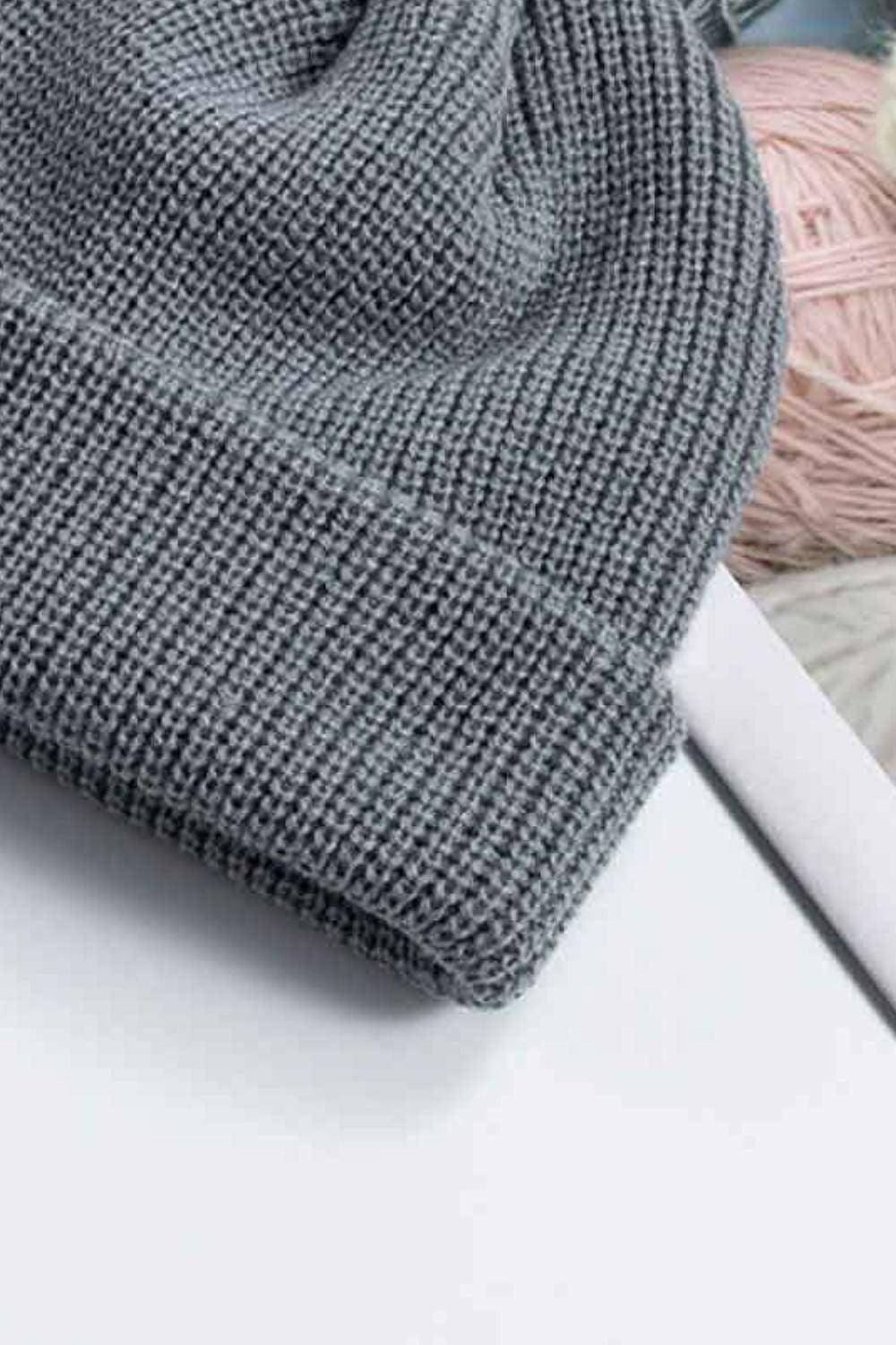 Cozy Rib-Knit Cuff Beanie - Carri's Cache