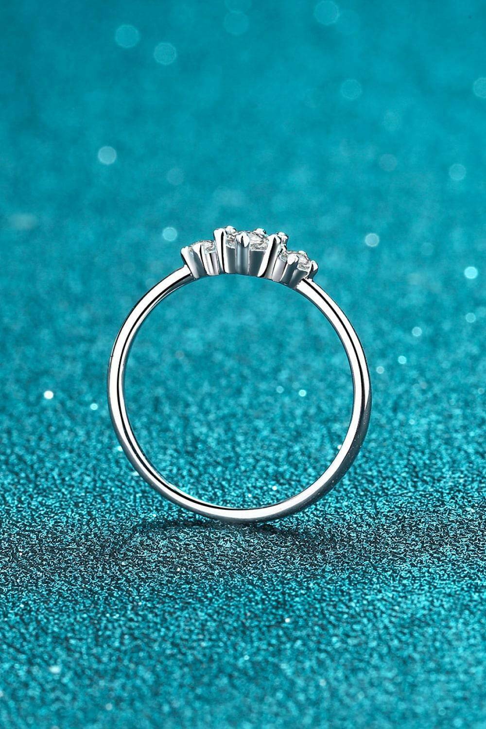 Dream Date Night Moissanite 925 Sterling Silver Ring - Carri's Cache