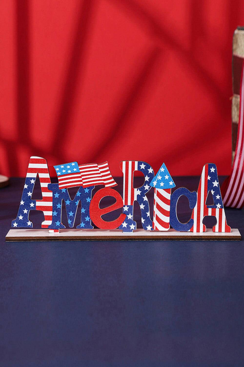 Independence Day Wood Decorative Ornament - Carri's Cache