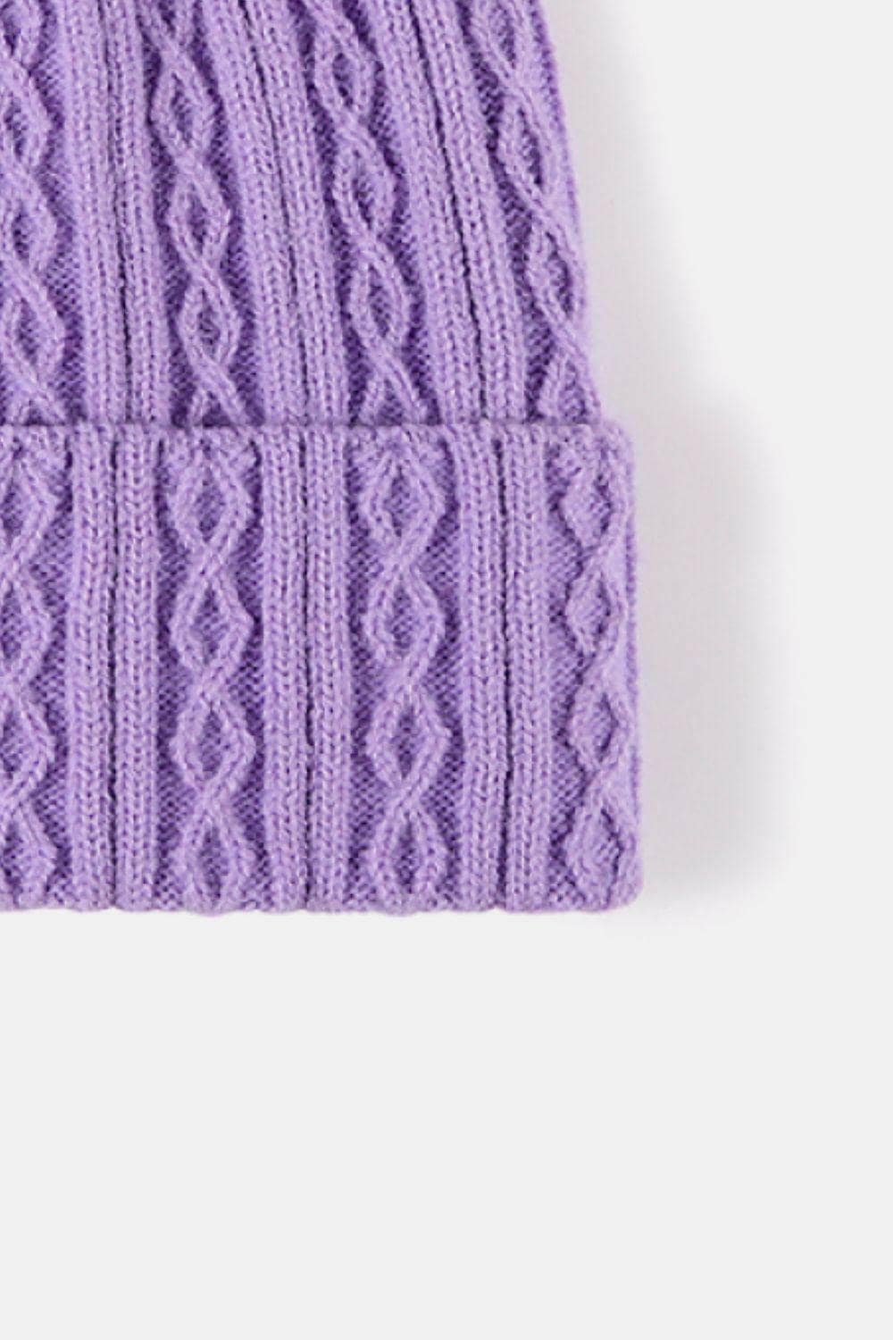 Mixed Knit Cuff Beanie - Carri's Cache