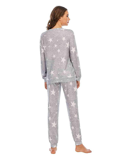 Star Top and Pants Lounge Set - Carri's Cache