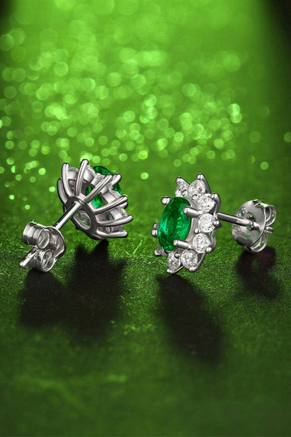 Emerald Stud Earrings - Carri's Cache