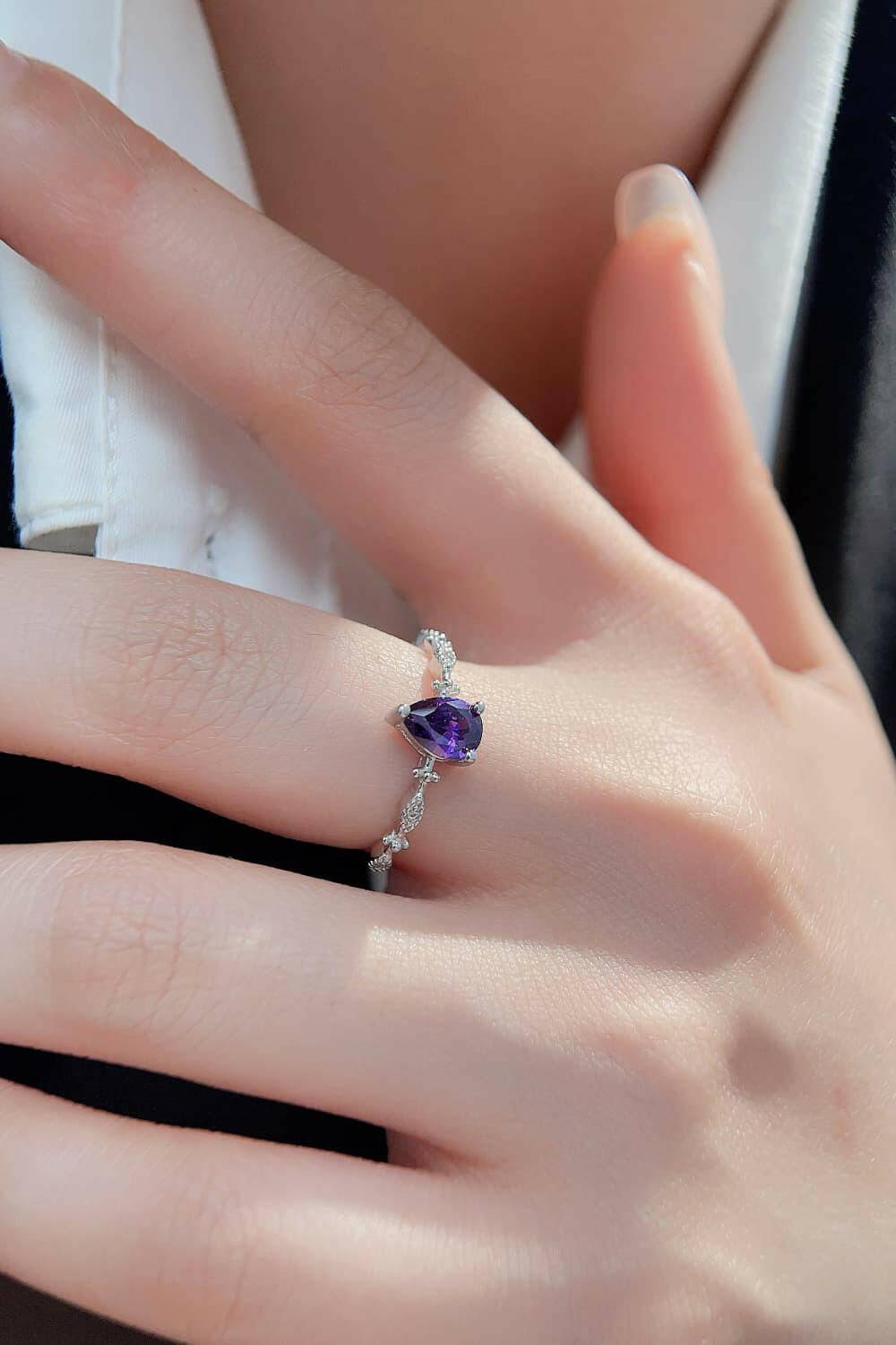 Amethyst 925 Sterling Silver Ring - Carri's Cache