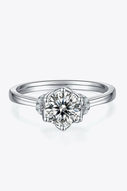 Moissanite 925 Sterling Silver Ring - Carri's Cache