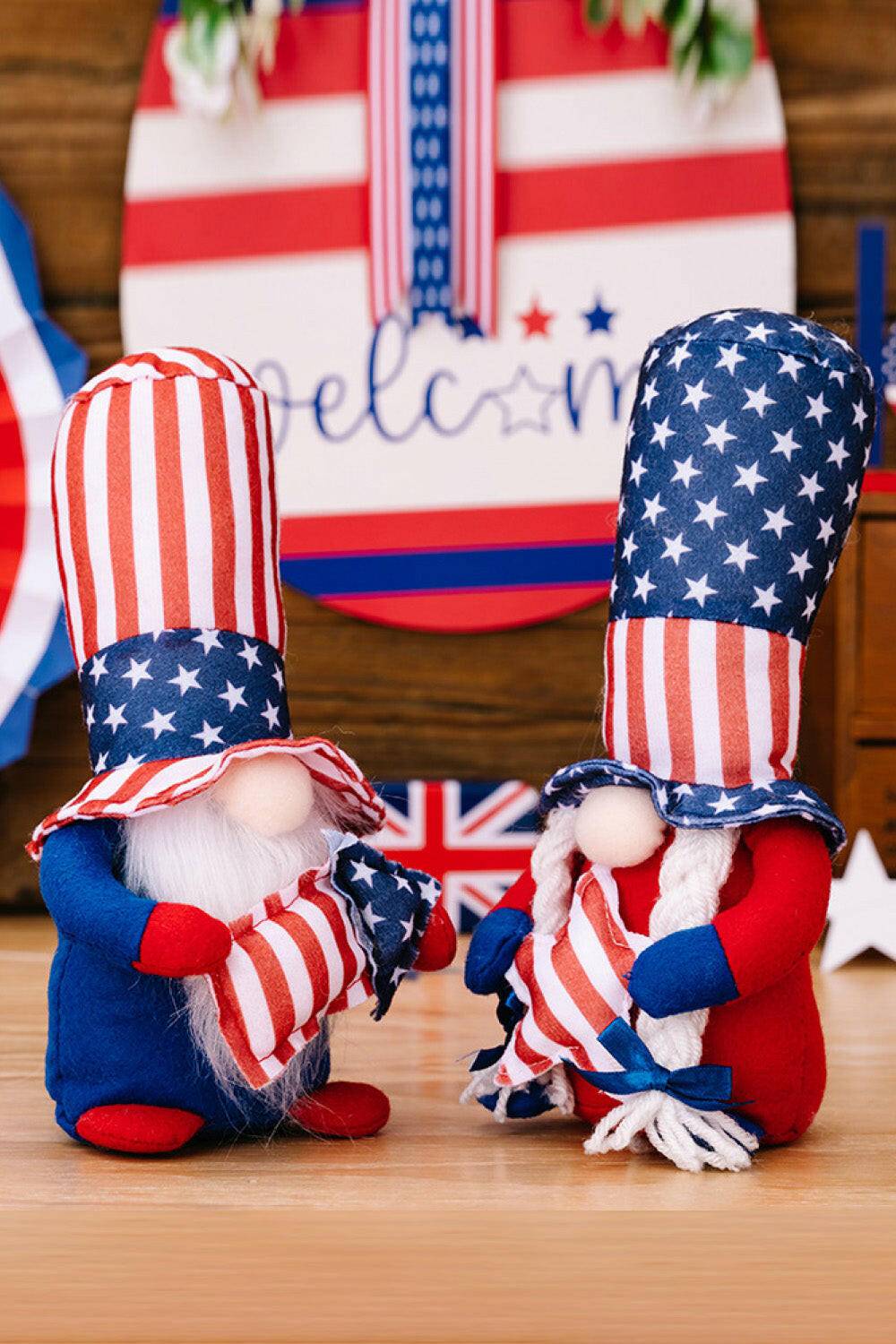 2-Piece Independence Day Decor Gnomes - Carri's Cache