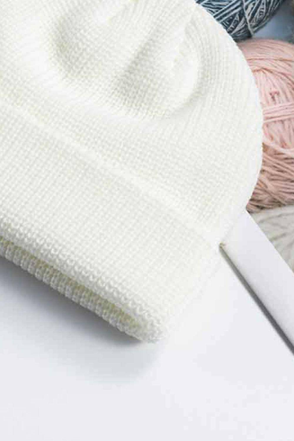 Cozy Rib-Knit Cuff Beanie - Carri's Cache