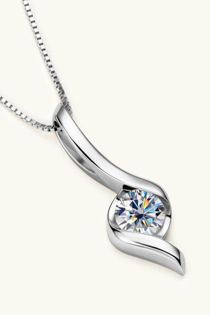 Moissanite 925 Sterling Silver Necklace - Carri's Cache