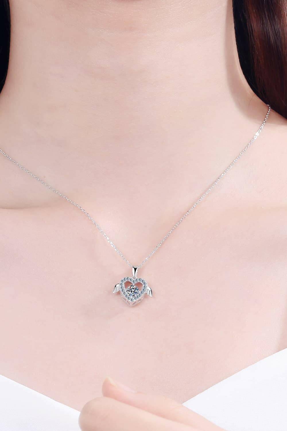 Moissanite 925 Sterling Silver Necklace - Carri's Cache