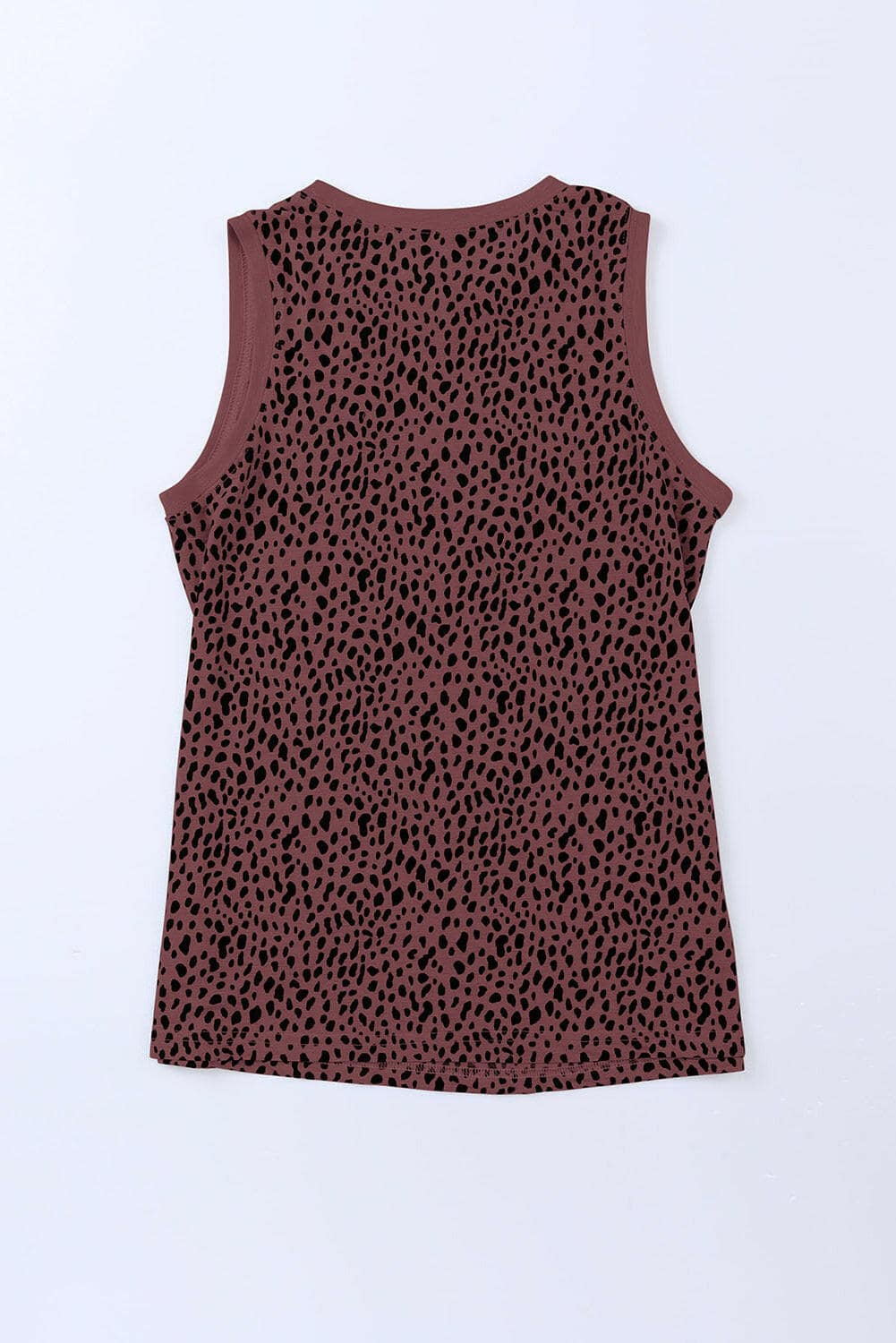 Printed Round Neck Tank - Carri's Cache